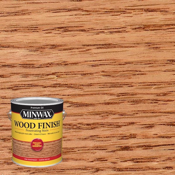 Minwax Wood Finish Semi-Transparent Sedona Red Oil-Based Penetrating Stain 1 gal 710430000 - main